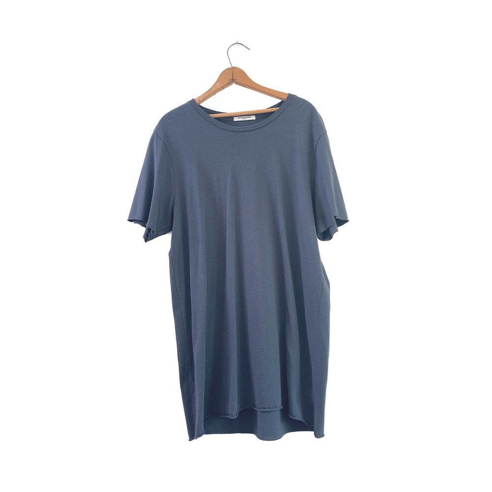 Perfectwhitetee‎ T-Shirt Grayish Blue Cotton L
